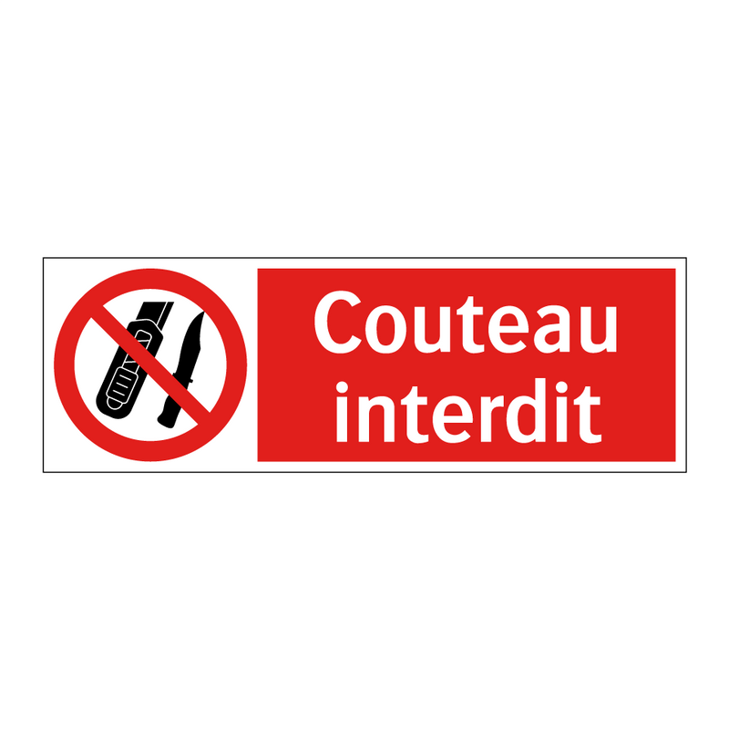 Couteau interdit