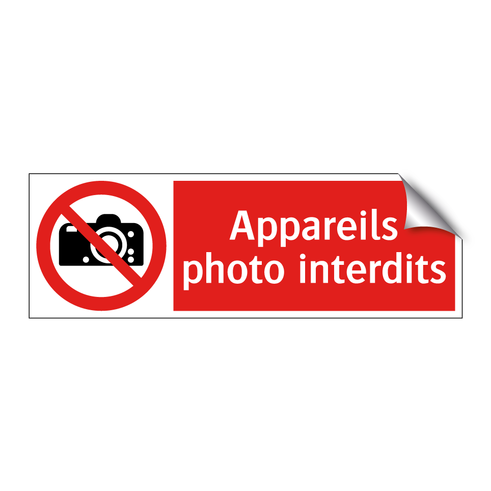 Appareils photo interdits