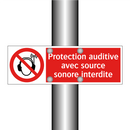 Protection auditive avec source sonore interdite