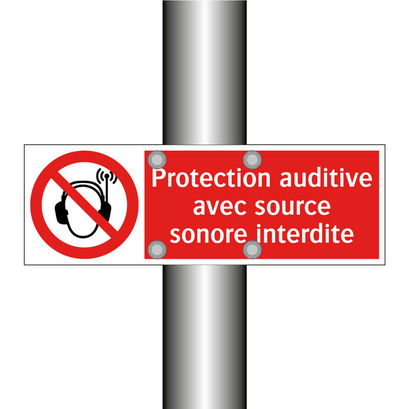 Protection auditive avec source sonore interdite