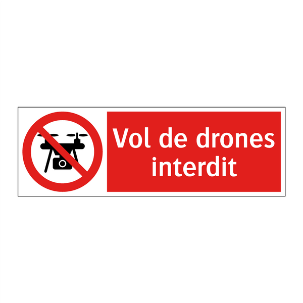 Vol de drones interdit