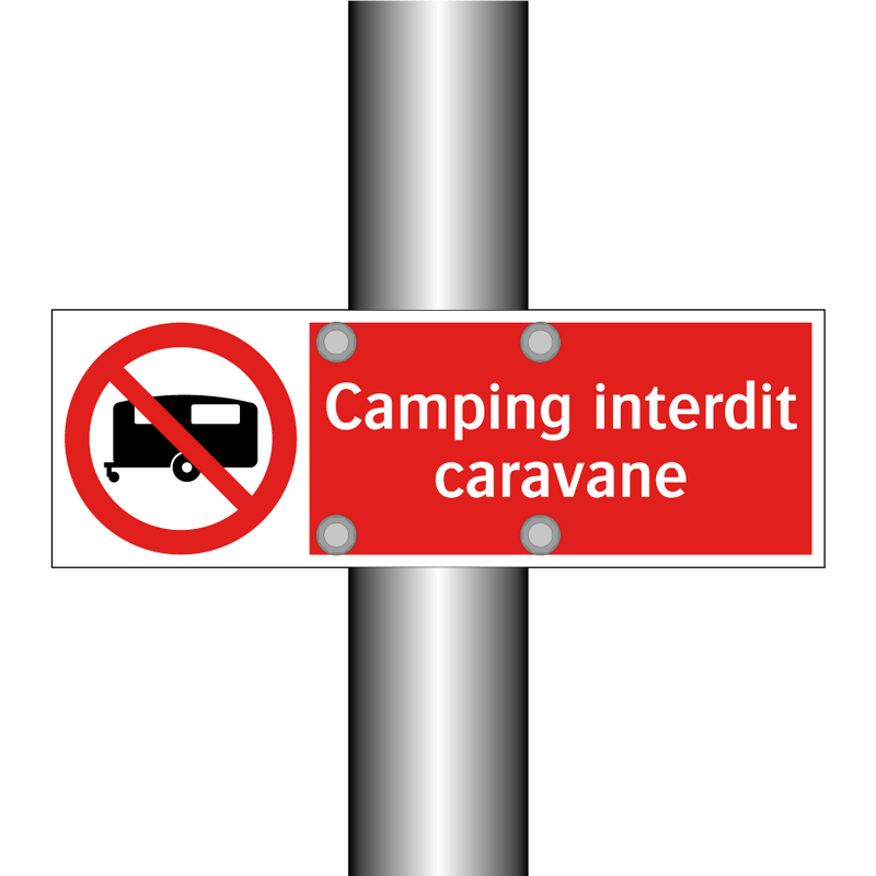 Camping interdit caravane