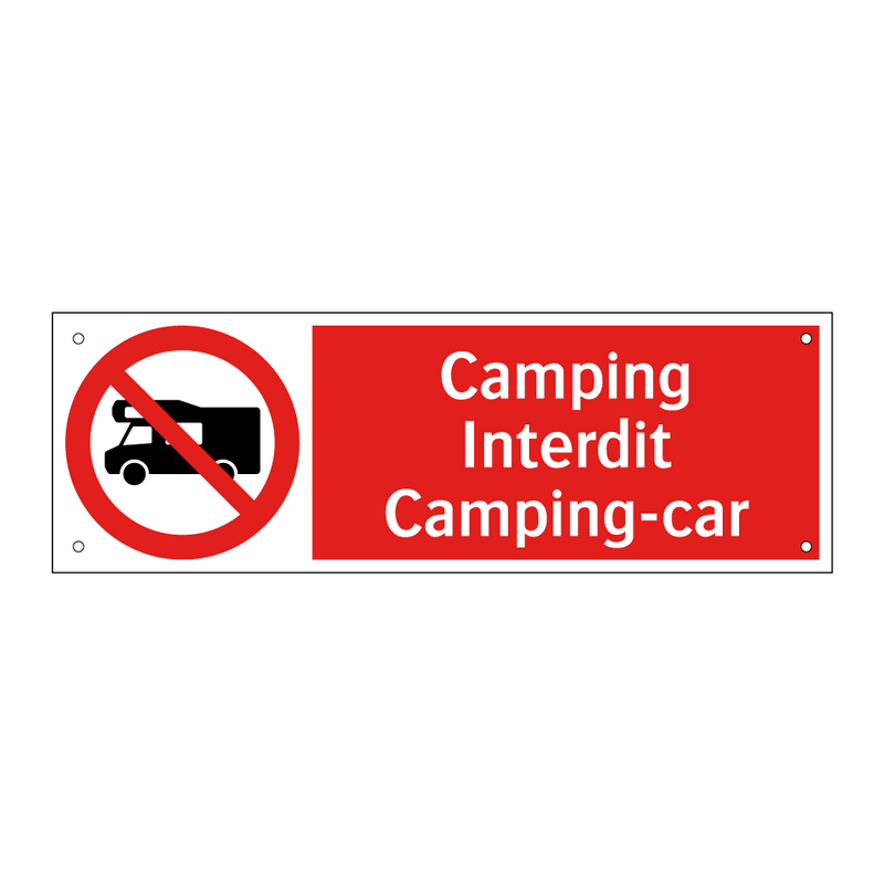 Camping Interdit Camping-car