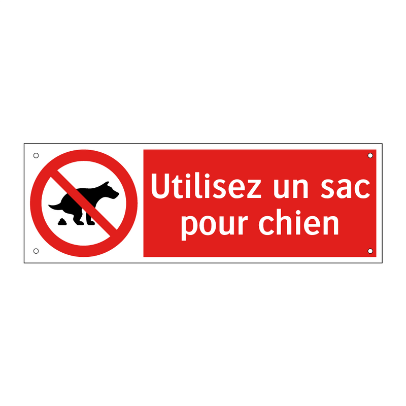 Utilisez un sac pour chien