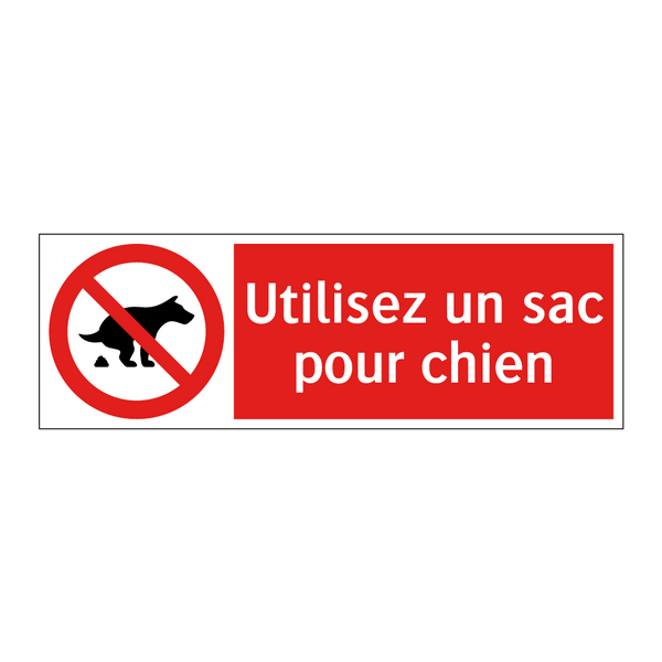 Utilisez un sac pour chien