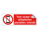 Tout usage de téléphones portables interdit