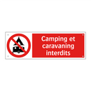 Camping et caravaning interdits