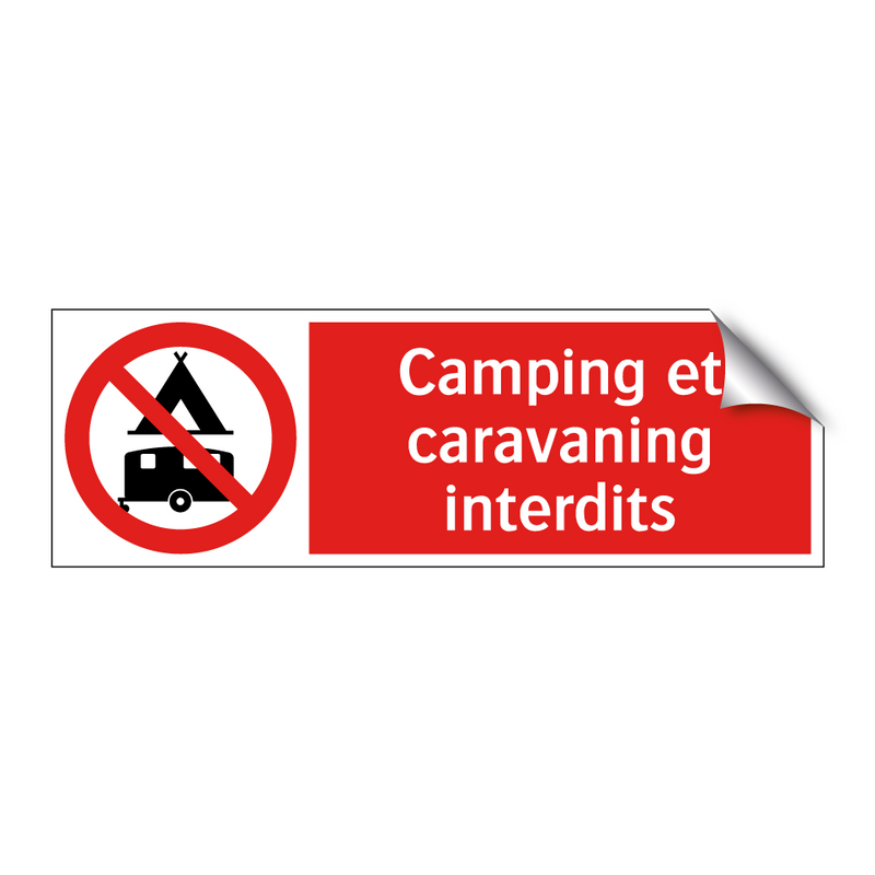 Camping et caravaning interdits