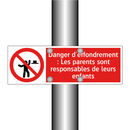 Danger d'effondrement : Les parents sont responsables de leurs enfants