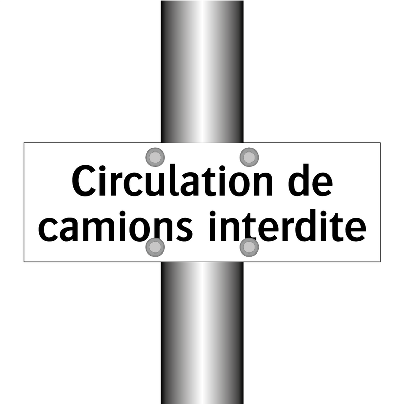 Circulation de camions interdite