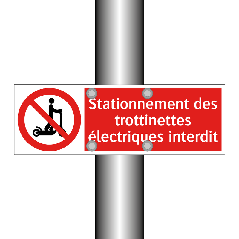 Stationnement des trottinettes électriques interdit