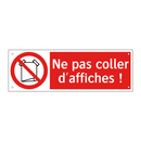 Ne pas coller d'affiches !