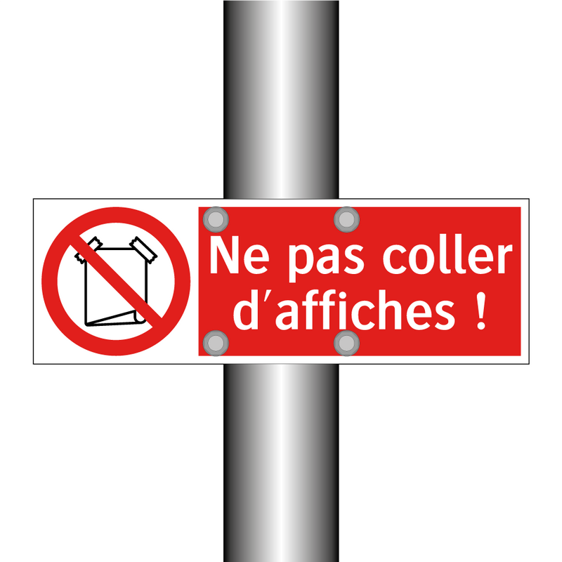 Ne pas coller d'affiches !