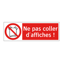Ne pas coller d'affiches !