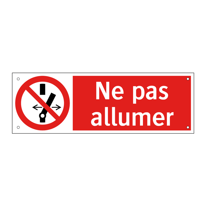 Ne pas allumer
