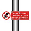 Ne pas toucher ! Le boîtier est sous tension électrique.