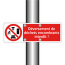 Déversement de déchets encombrants interdit !