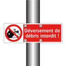 Déversement de débris interdit !