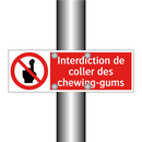 Interdiction de coller des chewing-gums