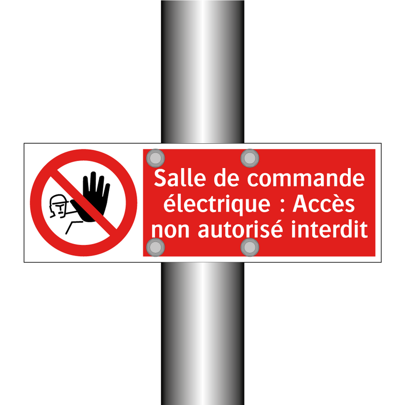 Salle de commande électrique : Accès non autorisé interdit