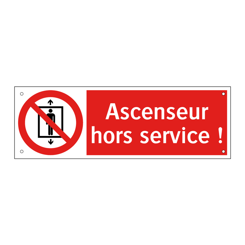 Ascenseur hors service !