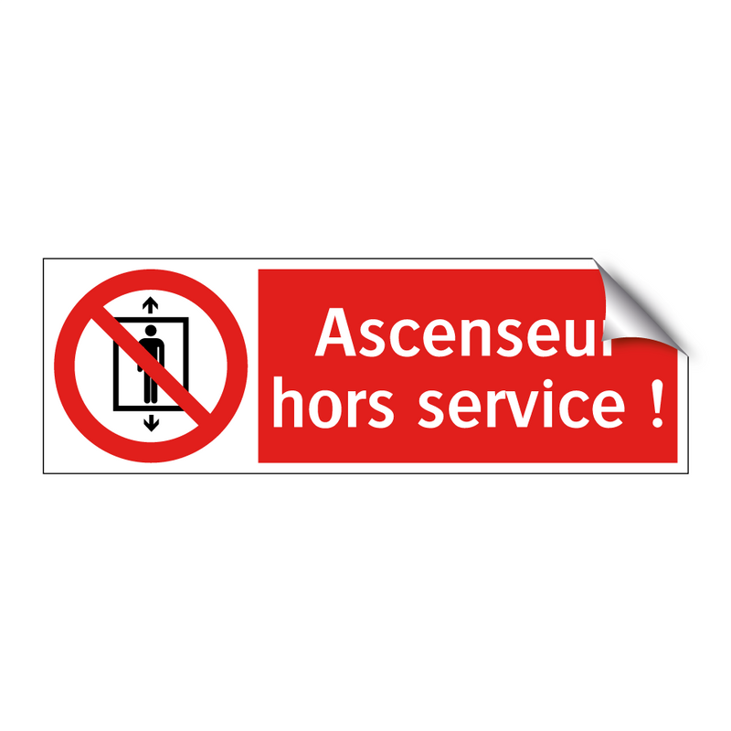 Ascenseur hors service !