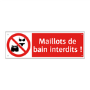 Maillots de bain interdits !