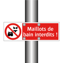 Maillots de bain interdits !