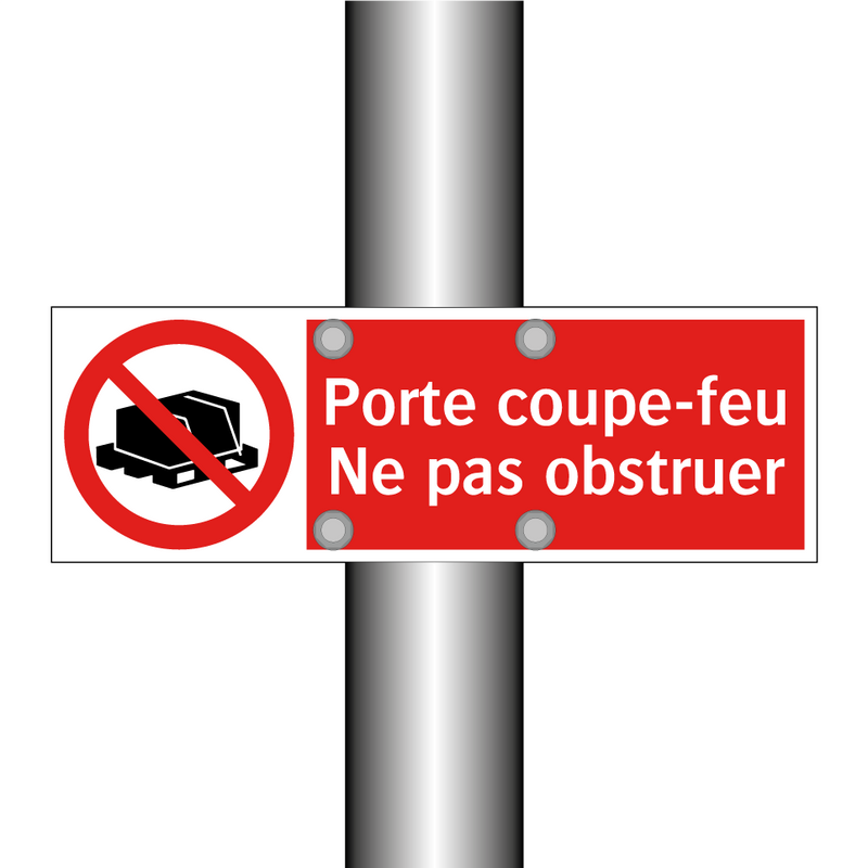 Porte coupe-feu Ne pas obstruer