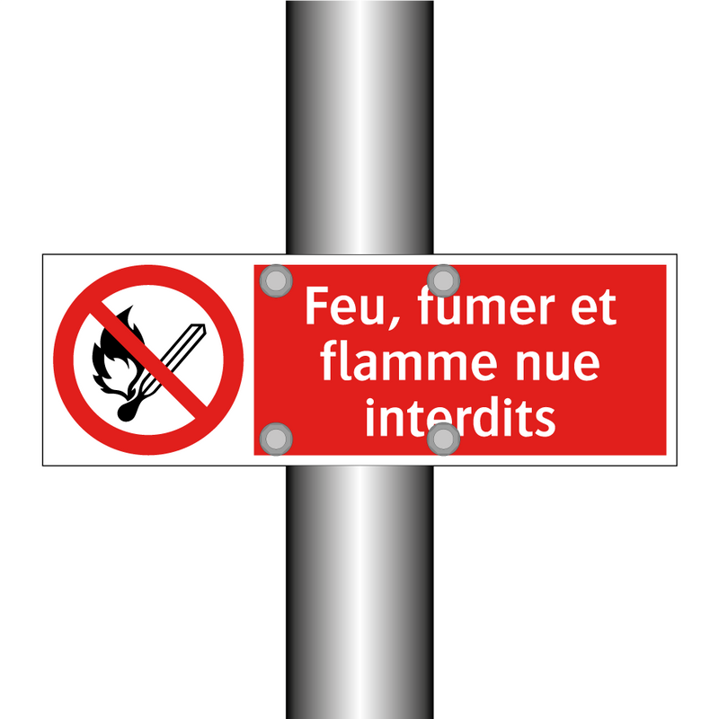 Feu, fumer et flamme nue interdits