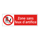 Zone sans feux d'artifice