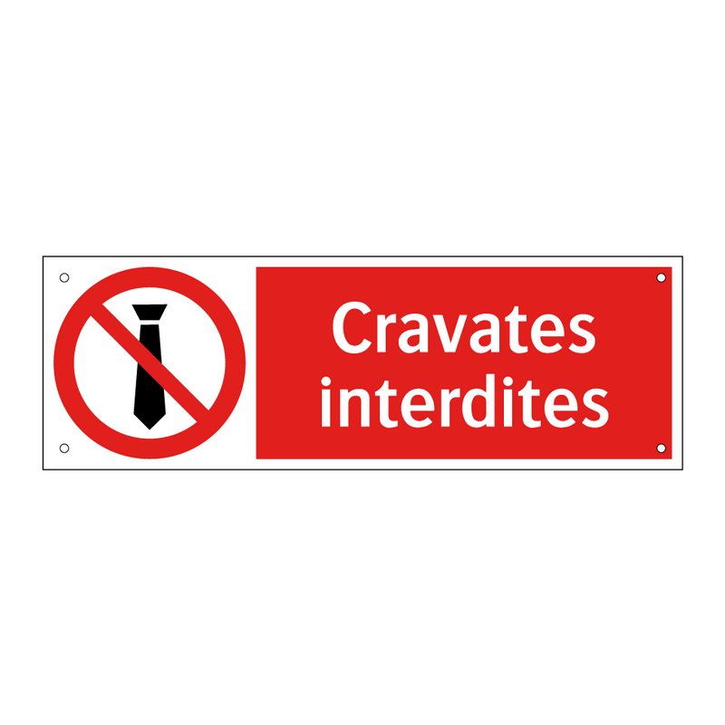 Cravates interdites
