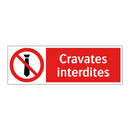 Cravates interdites