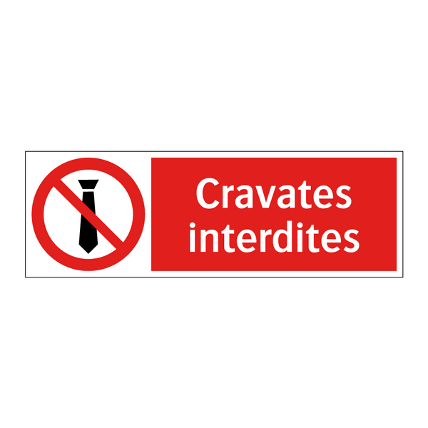 Cravates interdites