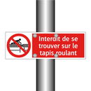 Interdit de se trouver sur le tapis roulant