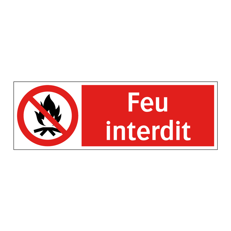 Feu interdit