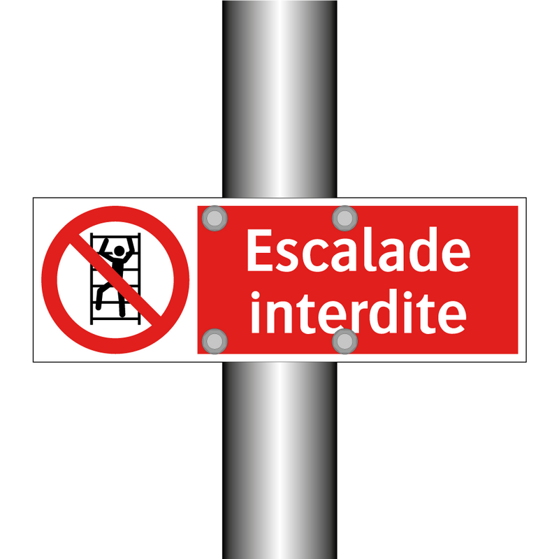 Escalade interdite
