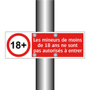 Les mineurs de moins de 18 ans ne sont pas autorisés à entrer