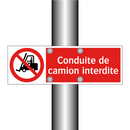 Conduite de camion interdite