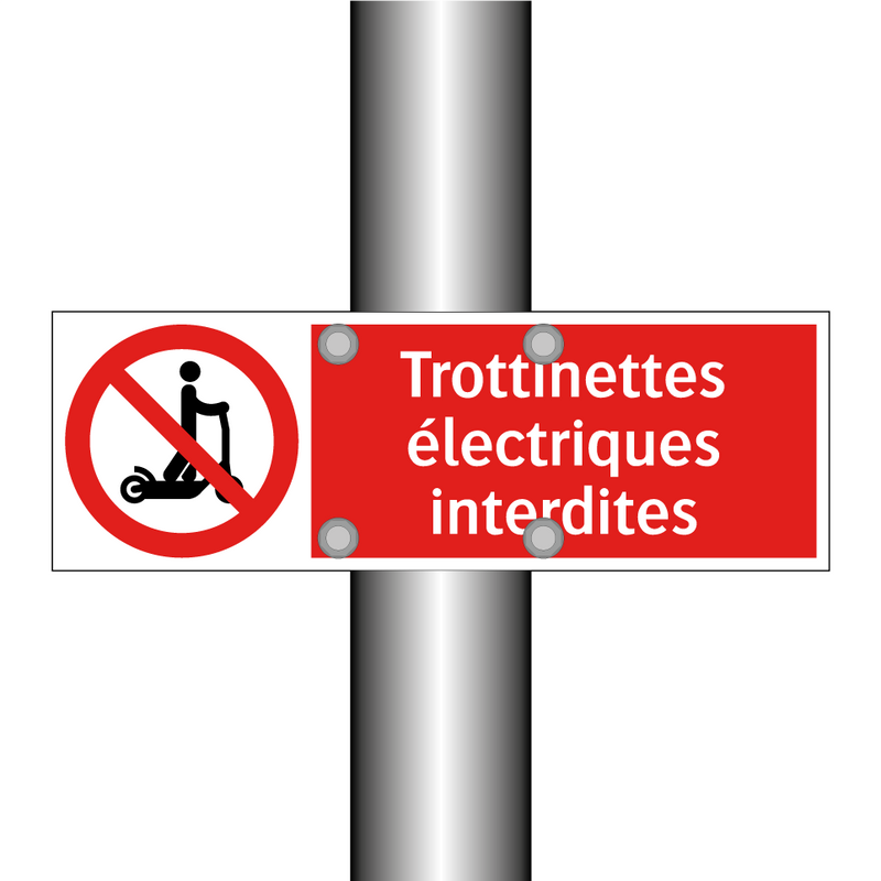 Trottinettes électriques interdites
