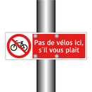 Pas de vélos ici, s'il vous plaît