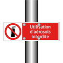 Utilisation d'aérosols interdite