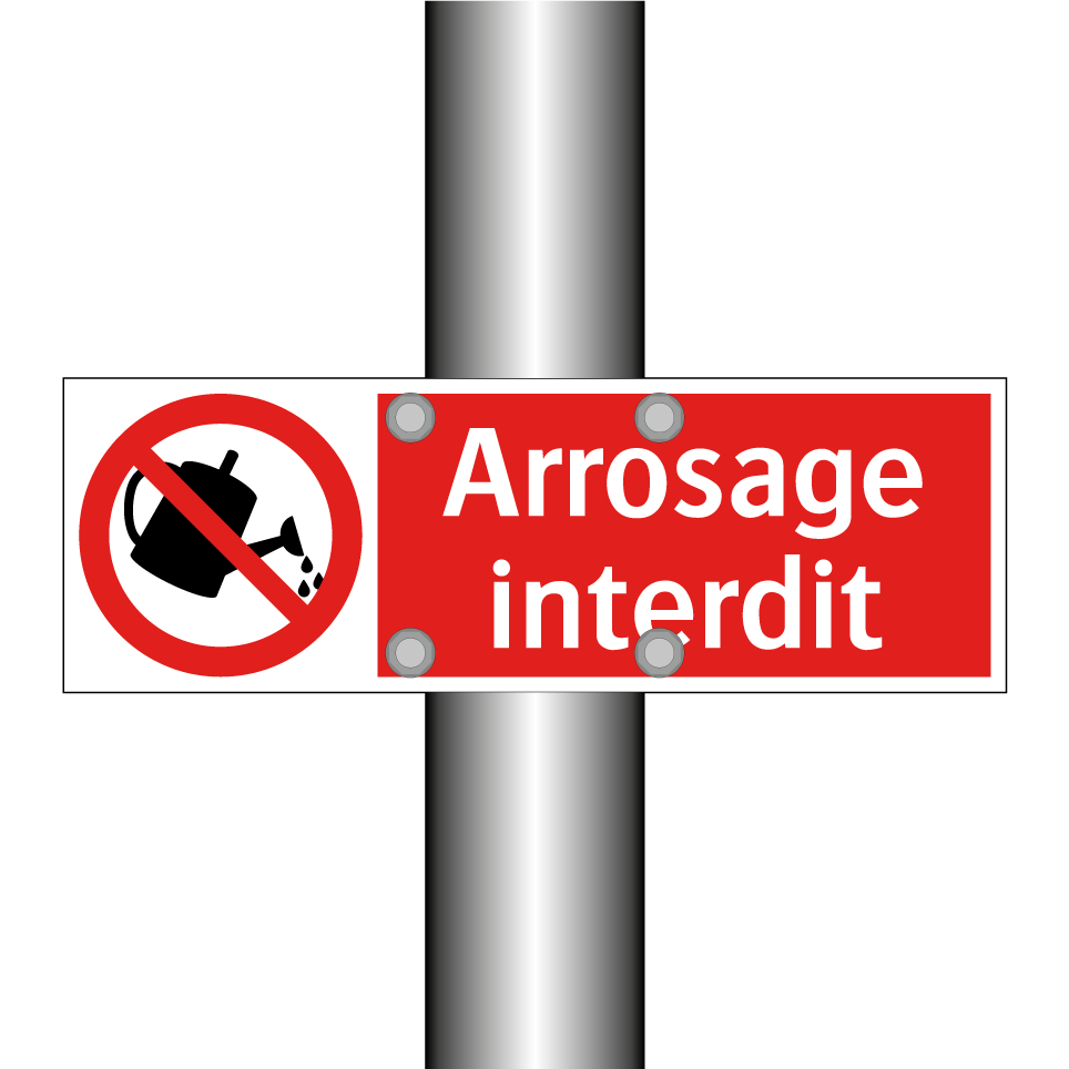 Arrosage interdit