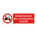 Stationnement des cyclomoteurs interdit