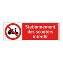 Stationnement des scooters interdit