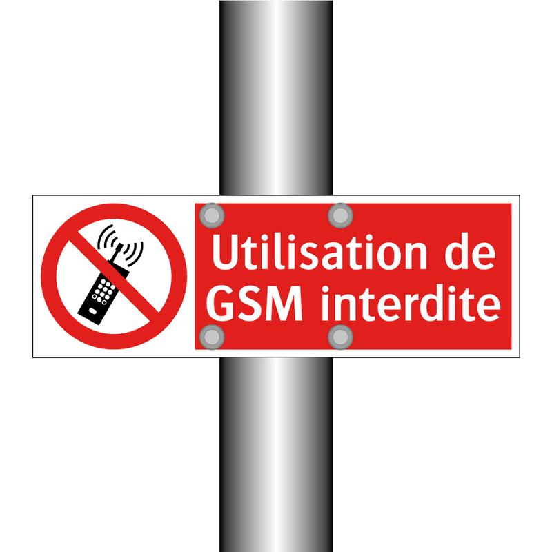 Utilisation de GSM interdite