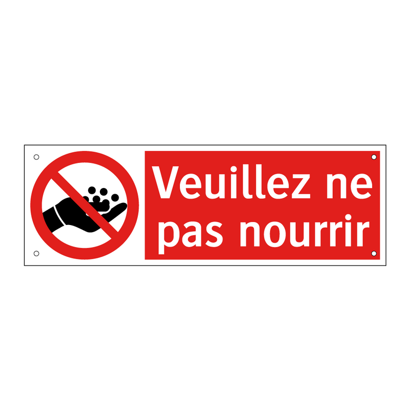 Veuillez ne pas nourrir