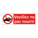 Veuillez ne pas nourrir