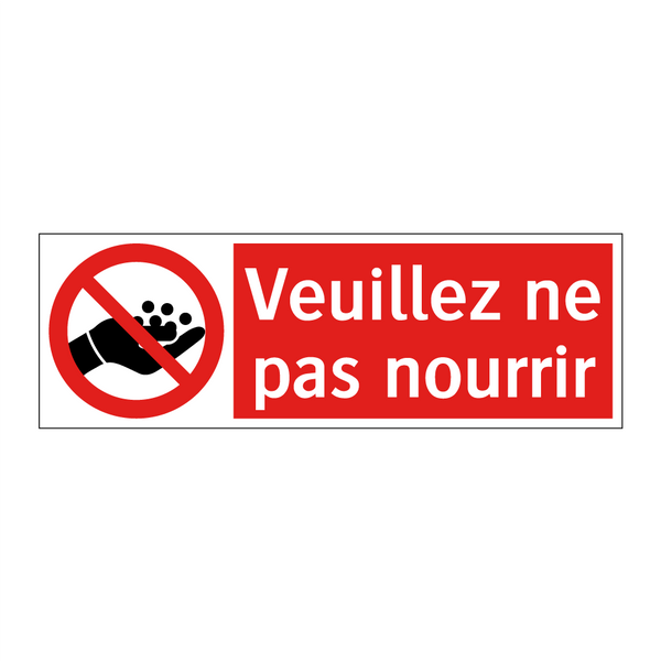 Veuillez ne pas nourrir