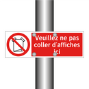 Veuillez ne pas coller d'affiches ici